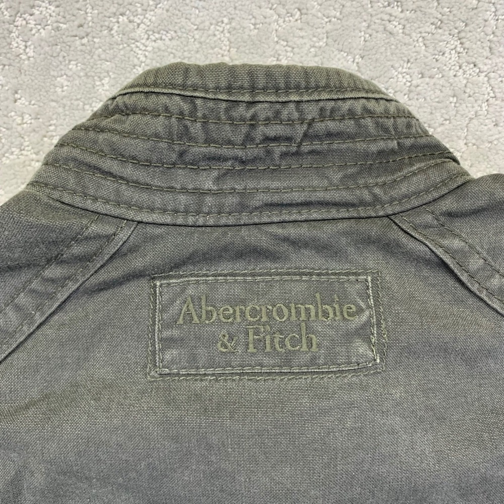 Men's Olive Field Jacket - Classic Utility Coat - Picture 16 of 16